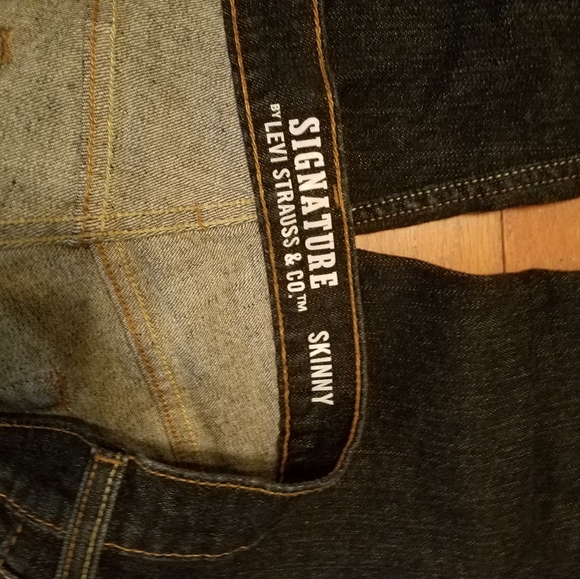 MENS SIGNATURE BY LEVI STRAUSS & CO SKINNY JEANS - Picture 3 of 6